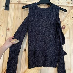 Guilded Intent- Buckle cut out long sleeve top